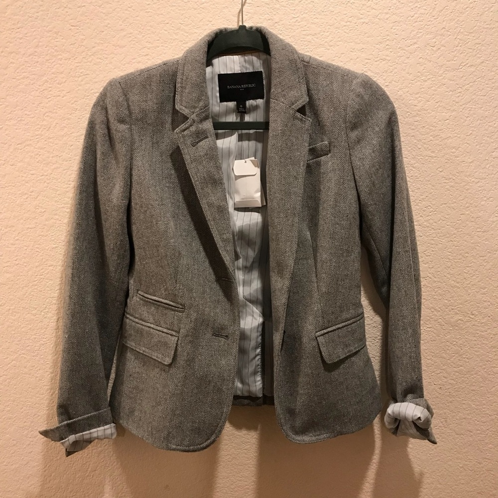 Banana republic grey Blazer